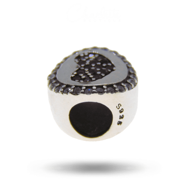 Szeretet szív charm